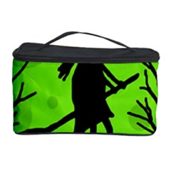 Halloween Witch - Green Moon Cosmetic Storage Case