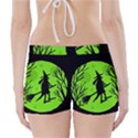 Halloween witch - green moon Boyleg Bikini Wrap Bottoms View2