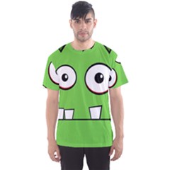 Halloween Frankenstein - green Men s Sport Mesh Tee