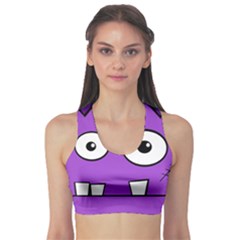 Halloween Frankenstein - Purple Sports Bra