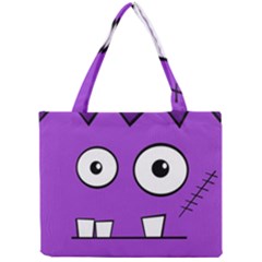 Halloween Frankenstein - Purple Mini Tote Bag by Valentinaart