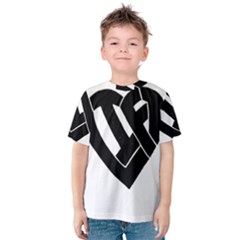 Lift Heart Black Kid s Cotton Tee