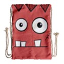 Halloween Frankenstein - Red Drawstring Bag (Large) View2