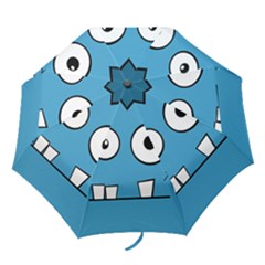 Halloween Frankenstein - Blue Folding Umbrellas