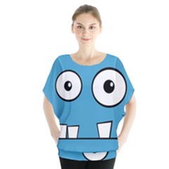 Halloween Frankenstein - Blue Blouse