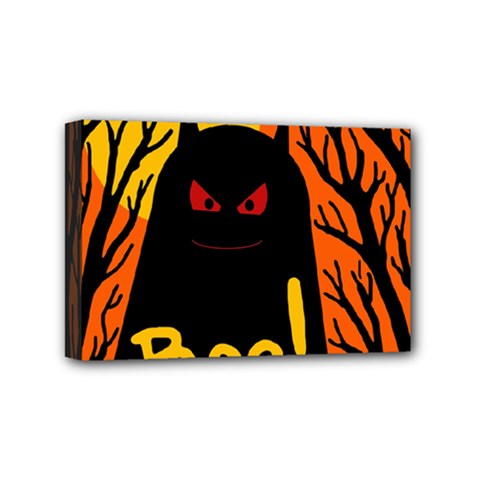 Halloween Monster Mini Canvas 6  X 4  by Valentinaart