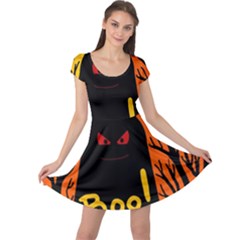 Halloween Monster Cap Sleeve Dresses by Valentinaart