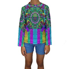 Queen Of The Light Kid s Long Sleeve Swimwear