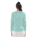 Light Blue Lattice Pattern Hooded Wind Breaker (Women) View2