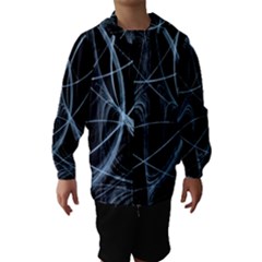 Geometric Space Hooded Wind Breaker (kids) by designsbyamerianna