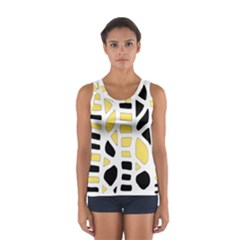 Yellow Decor Women s Sport Tank Top 