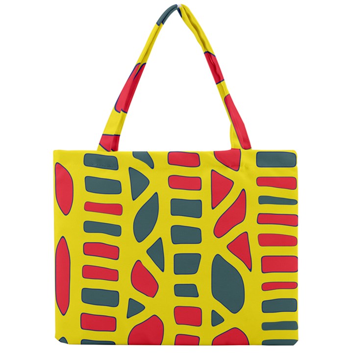 Yellow, green and red decor Mini Tote Bag