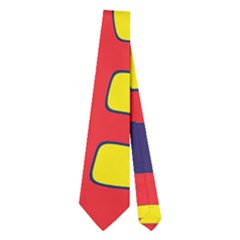 Red, Yellow And Blue Decor Neckties (two Side)  by Valentinaart