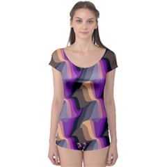 Wavy Pattern                                                                                           Boyleg Leotard (ladies)