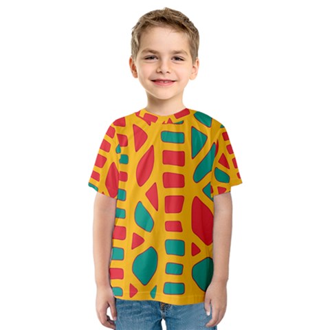 Abstract Decor Kid s Sport Mesh Tee by Valentinaart