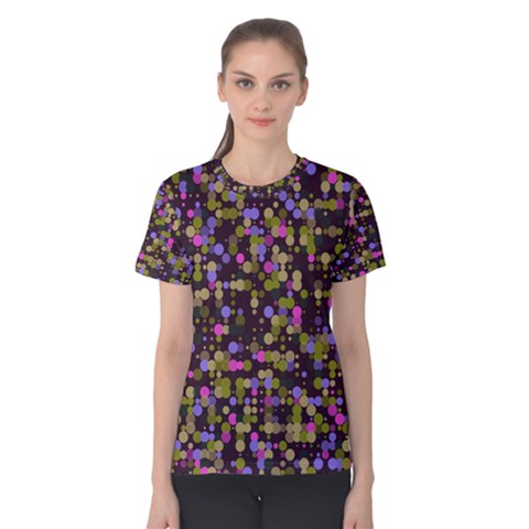 Dots                                                                                             Women s Cotton Tee by LalyLauraFLM