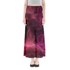 Pink Red Texture                                                Women s Maxi Skirt