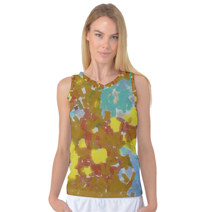 Paint strokes                                                                                               Women s Basketball Tank Top