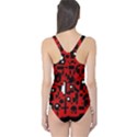 Red One Piece Swimsuit View2