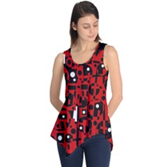 Red Sleeveless Tunic