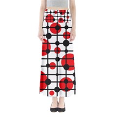 Red Circles Maxi Skirts