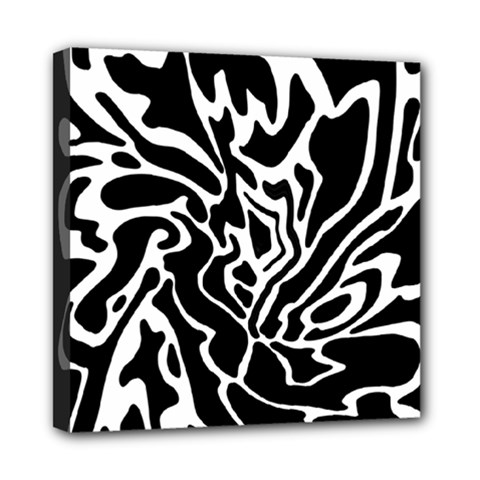 Black And White Decor Mini Canvas 8  X 8  by Valentinaart