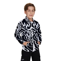 Black And White Decor Wind Breaker (kids)