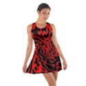 Red and black decor Cotton Racerback Dress View1