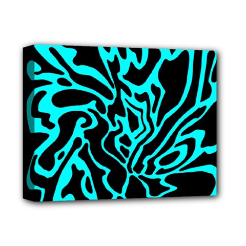 Cyan Decor Deluxe Canvas 14  X 11  by Valentinaart