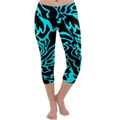 Cyan Decor Capri Yoga Leggings