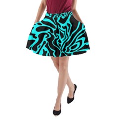 Cyan Decor A-line Pocket Skirt