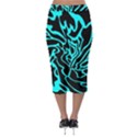 Cyan decor Midi Pencil Skirt View2