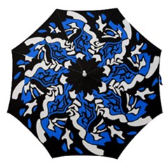 Blue, Black And White Decor Straight Umbrellas