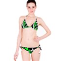 Green, white and black decor Bikini Set View3