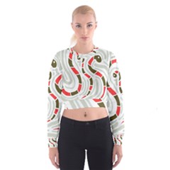 Snakes Family Women s Cropped Sweatshirt by Valentinaart