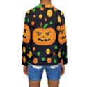 Halloween pumpkin Kid s Long Sleeve Swimwear View2