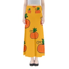 Thanksgiving Pumpkins Pattern Maxi Skirts by Valentinaart