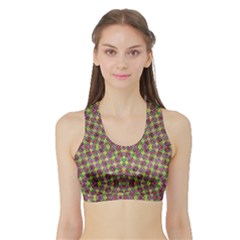 Moon People Sports Bra With Border by MRTACPANS