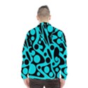 Cyan and black abstract decor Wind Breaker (Men) View2