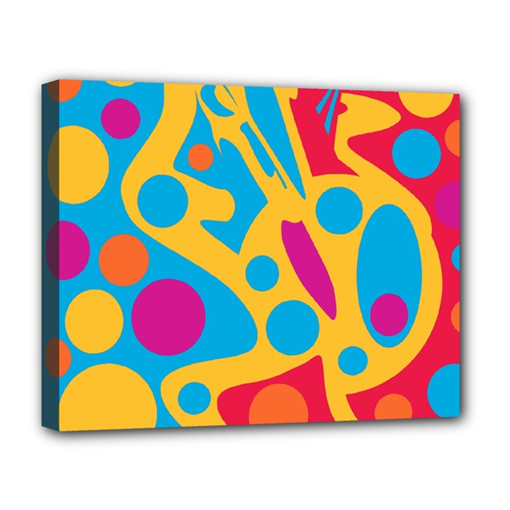 Colorful decor Deluxe Canvas 20  x 16  