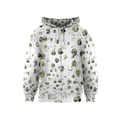 White And Yellow Soul Kids  Zipper Hoodie by Valentinaart