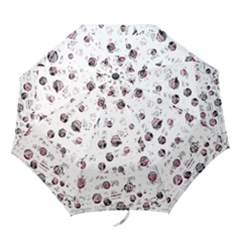 White And Red Soul Folding Umbrellas by Valentinaart