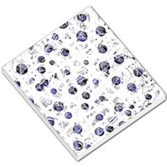 White And Deep Blue Soul Small Memo Pads