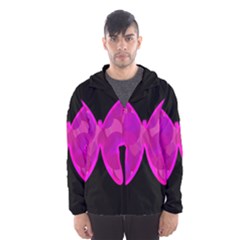 Purple Butterfly Hooded Wind Breaker (men)