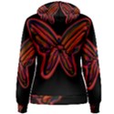 Red butterfly Women s Pullover Hoodie View2