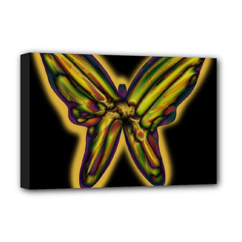 Night Butterfly Deluxe Canvas 18  X 12   by Valentinaart