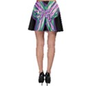 Neon butterfly Skater Skirt View2