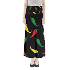 Chili Peppers Maxi Skirts by Valentinaart