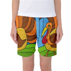 Thanksgiving Turkey  Women s Basketball Shorts by Valentinaart