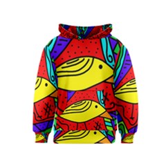 Yellow Bird Kids  Pullover Hoodie